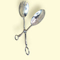 Pinzas antiguas de metal plateado para servir - Cositas Antiguas – La Guadaña, Anticuarios Online en Jerez , vender antigüedades, muebles antiguos