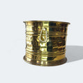 Macetero antiguo de metal dorado decorativo - Cositas Antiguas – La Guadaña, Anticuarios Online en Jerez , vender antigüedades, muebles antiguos