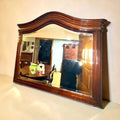 Espejo de caoba antiguo con cristal biselado elegante - Cositas Antiguas – La Guadaña, Anticuarios Online en Jerez , vender antigüedades, muebles antiguos