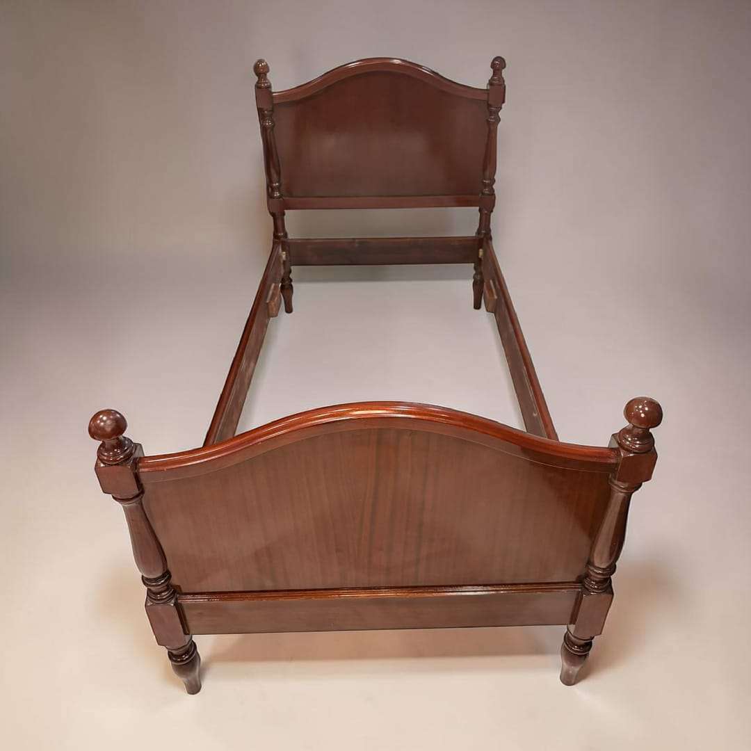 Cama antigua de caoba de 90 cm para dormitorio - Cositas Antiguas – La Guadaña, Anticuarios Online en Jerez , vender antigüedades, muebles antiguos