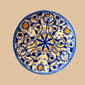 Plato de cerámica de Caltagirone pintado a mano - Cositas Antiguas – La Guadaña, Anticuarios Online en Jerez , vender antigüedades, muebles antiguos