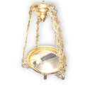 Lámpara votiva antigua de techo en metal decorativo - Cositas Antiguas – La Guadaña, Anticuarios Online en Jerez , vender antigüedades, muebles antiguos