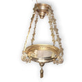 Lámpara votiva antigua de techo en metal decorativo - Cositas Antiguas – La Guadaña, Anticuarios Online en Jerez , vender antigüedades, muebles antiguos