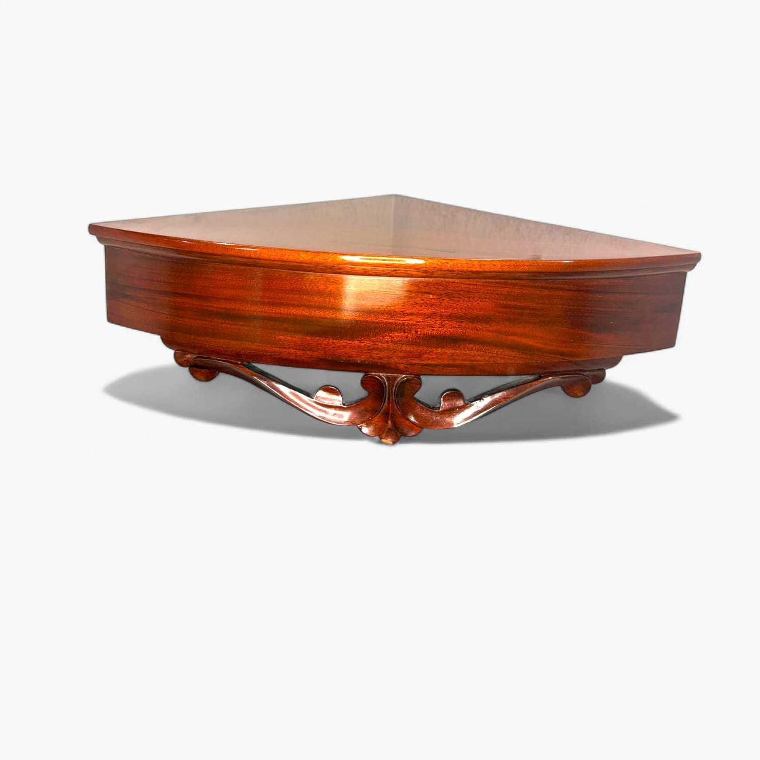 Esquinera antigua de caoba con talla decorativa - Cositas Antiguas – La Guadaña, Anticuarios Online en Jerez , vender antigüedades, muebles antiguos