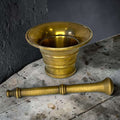 Mortero antiguo de bronce pequeño decorativo y funcional - Cositas Antiguas – La Guadaña, Anticuarios Online en Jerez , vender antigüedades, muebles antiguos