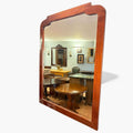 Espejo de caoba con cristal biselado y taracea - Cositas Antiguas – La Guadaña, Anticuarios Online en Jerez , vender antigüedades, muebles antiguos