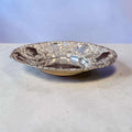 Panera antigua de metal plateado con relieves - Cositas Antiguas – La Guadaña, Anticuarios Online en Jerez , vender antigüedades, muebles antiguos
