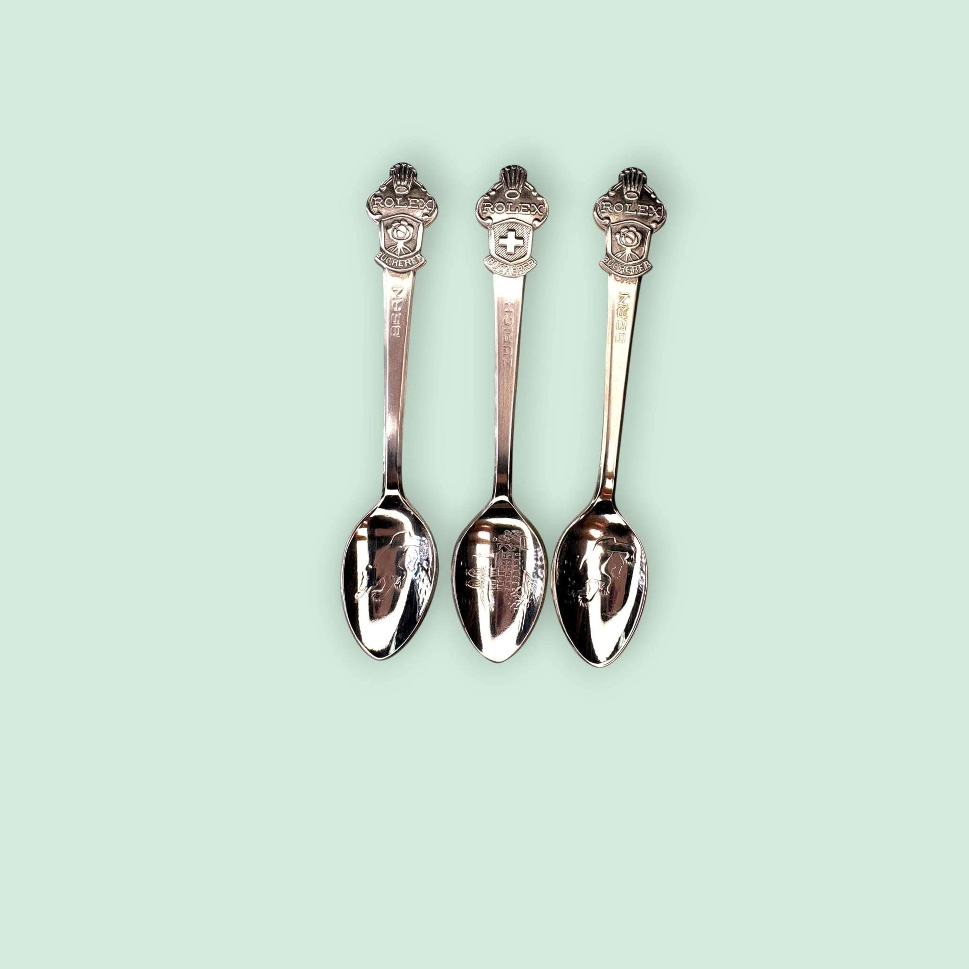 Cucharas antiguas Rolex de metal plateado - Cositas Antiguas – La Guadaña, Anticuarios Online en Jerez , vender antigüedades, muebles antiguos