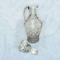 Vinajeras antiguas de cristal tallado con tapón - Cositas Antiguas – La Guadaña, Anticuarios Online en Jerez , vender antigüedades, muebles antiguos