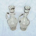 Vinajeras antiguas de cristal tallado con tapón - Cositas Antiguas – La Guadaña, Anticuarios Online en Jerez , vender antigüedades, muebles antiguos
