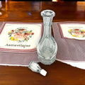 Licorera antigua de cristal tallado con tapón - Cositas Antiguas – La Guadaña, Anticuarios Online en Jerez , vender antigüedades, muebles antiguos
