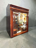Espejo de caoba antiguo con cristal biselado elegante - Cositas Antiguas – La Guadaña, Anticuarios Online en Jerez , vender antigüedades, muebles antiguos