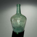 Damajuana antigua de cristal verde decorativa - Cositas Antiguas – La Guadaña, Anticuarios Online en Jerez , vender antigüedades, muebles antiguos