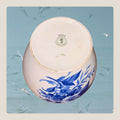 Tibor antiguo de porcelana floral azul y dorado - Cositas Antiguas – La Guadaña, Anticuarios Online en Jerez , vender antigüedades, muebles antiguos