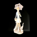Figura Lladró niña con paraguas y ocas porcelana - Cositas Antiguas – La Guadaña, Anticuarios Online en Jerez , vender antigüedades, muebles antiguos