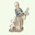Figura Lladró Pastora con patos porcelana antigua - Cositas Antiguas – La Guadaña, Anticuarios Online en Jerez , vender antigüedades, muebles antiguos