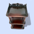Mesa estantería castellana de madera tallada clásica - Cositas Antiguas – La Guadaña, Anticuarios Online en Jerez , vender antigüedades, muebles antiguos