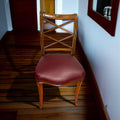 Sillón de despacho con dos sillas de caoba antiguas - Cositas Antiguas – La Guadaña, Anticuarios Online en Jerez , vender antigüedades, muebles antiguos