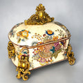 Juego de joyeros barroco en porcelana decorativa - Cositas Antiguas – La Guadaña, Anticuarios Online en Jerez , vender antigüedades, muebles antiguos
