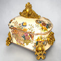 Juego de joyeros barroco en porcelana decorativa - Cositas Antiguas – La Guadaña, Anticuarios Online en Jerez , vender antigüedades, muebles antiguos