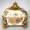 Juego de joyeros barroco en porcelana decorativa - Cositas Antiguas – La Guadaña, Anticuarios Online en Jerez , vender antigüedades, muebles antiguos