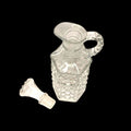 Vinajeras antiguas de cristal tallado con tapón - Cositas Antiguas – La Guadaña, Anticuarios Online en Jerez , vender antigüedades, muebles antiguos