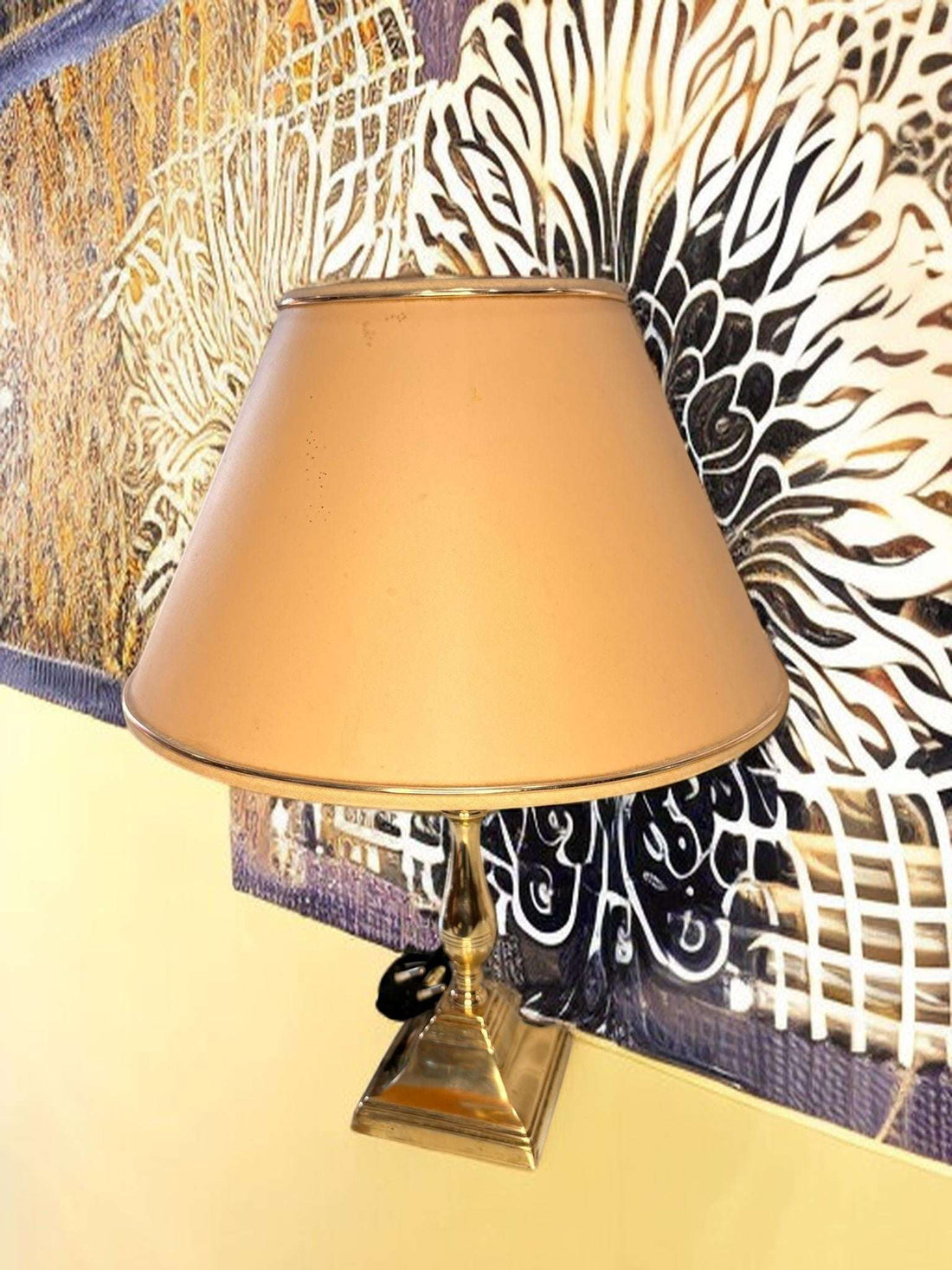 Lámparas vintage de latón Hollywood Regency años 70 - Cositas Antiguas – La Guadaña, Anticuarios Online en Jerez , vender antigüedades, muebles antiguos
