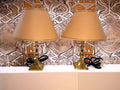 Lámparas vintage de latón Hollywood Regency años 70 - Cositas Antiguas – La Guadaña, Anticuarios Online en Jerez , vender antigüedades, muebles antiguos