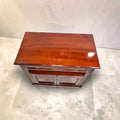 Mueble TV de caoba antiguo con cajón y alacena - Cositas Antiguas – La Guadaña, Anticuarios Online en Jerez , vender antigüedades, muebles antiguos