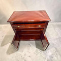 Mueble TV de caoba antiguo con cajón y alacena - Cositas Antiguas – La Guadaña, Anticuarios Online en Jerez , vender antigüedades, muebles antiguos