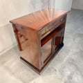 Mueble TV de caoba antiguo con cajón y alacena - Cositas Antiguas – La Guadaña, Anticuarios Online en Jerez , vender antigüedades, muebles antiguos