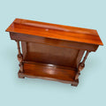 Consola de caoba antigua con repisa inferior - Cositas Antiguas – La Guadaña, Anticuarios Online en Jerez , vender antigüedades, muebles antiguos