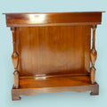 Consola de caoba antigua con repisa inferior - Cositas Antiguas – La Guadaña, Anticuarios Online en Jerez , vender antigüedades, muebles antiguos