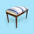 Banqueta de caoba antigua tapizada | Pieza única - Cositas Antiguas – La Guadaña, Anticuarios Online en Jerez , vender antigüedades, muebles antiguos