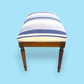 Banqueta de caoba antigua tapizada | Pieza única - Cositas Antiguas – La Guadaña, Anticuarios Online en Jerez , vender antigüedades, muebles antiguos