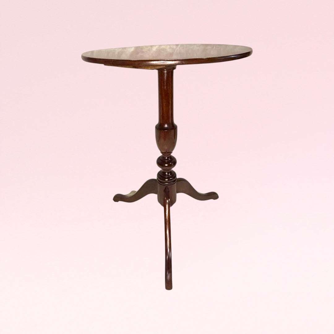 Velador de caoba antiguo redondo | Cositas Antiguas - Cositas Antiguas – La Guadaña, Anticuarios Online en Jerez , vender antigüedades, muebles antiguos