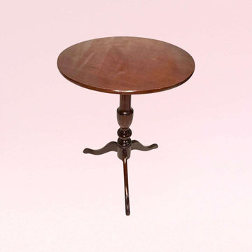 Velador de caoba antiguo redondo | Cositas Antiguas - Cositas Antiguas – La Guadaña, Anticuarios Online en Jerez , vender antigüedades, muebles antiguos