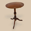 Velador de caoba antiguo con tablero redondo - Cositas Antiguas – La Guadaña, Anticuarios Online en Jerez , vender antigüedades, muebles antiguos