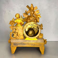 Reloj de sobremesa antiguo dorado estilo Luis XV - Cositas Antiguas – La Guadaña, Anticuarios Online en Jerez , vender antigüedades, muebles antiguos