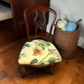 Sillas antiguas de madera con tapizado floral - Cositas Antiguas – La Guadaña, Anticuarios Online en Jerez , vender antigüedades, muebles antiguos