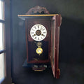 Reloj de pared victoriano con alarma despertador - Cositas Antiguas – La Guadaña, Anticuarios Online en Jerez , vender antigüedades, muebles antiguos