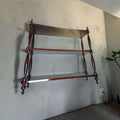 Estantería de caoba antigua para pared tallada - Cositas Antiguas – La Guadaña, Anticuarios Online en Jerez , vender antigüedades, muebles antiguos