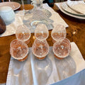 Juego de copas de cristal tallado antiguo - Cositas Antiguas – La Guadaña, Anticuarios Online en Jerez , vender antigüedades, muebles antiguos