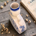 Florero de porcelana azul y blanca estilo chino - Cositas Antiguas – La Guadaña, Anticuarios Online en Jerez , vender antigüedades, muebles antiguos