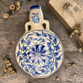 Florero de porcelana azul y blanca estilo chino - Cositas Antiguas – La Guadaña, Anticuarios Online en Jerez , vender antigüedades, muebles antiguos