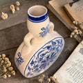 Florero de porcelana azul y blanca estilo chino - Cositas Antiguas – La Guadaña, Anticuarios Online en Jerez , vender antigüedades, muebles antiguos