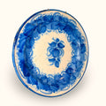 Plato decorativo de cerámica azul restaurado | valor ornamental - Cositas Antiguas – La Guadaña, Anticuarios Online en Jerez , vender antigüedades, muebles antiguos