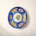 Plato antiguo de cerámica esmaltada pintado a mano - Cositas Antiguas – La Guadaña, Anticuarios Online en Jerez , vender antigüedades, muebles antiguos