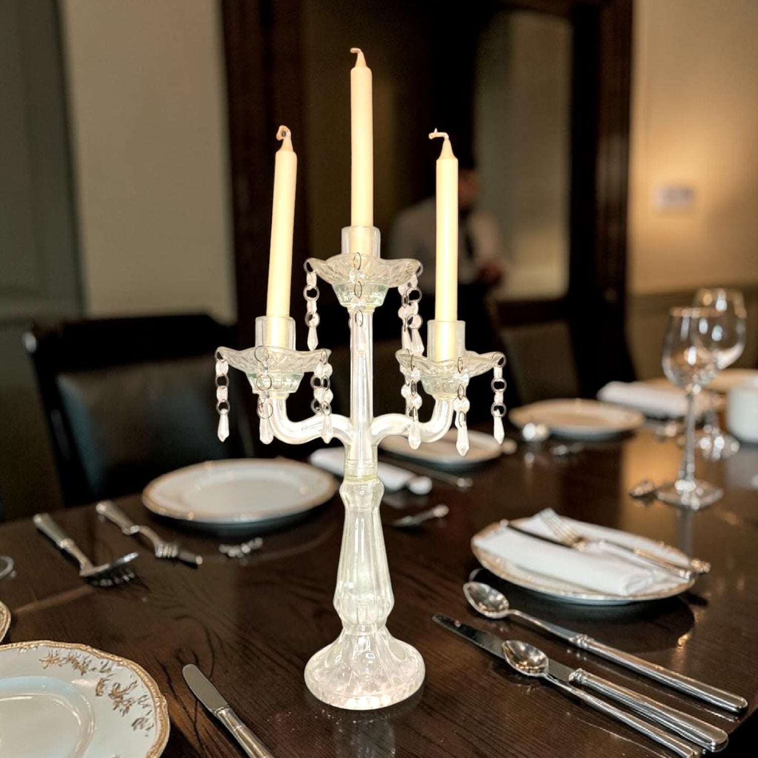 Candelabro de cristal antiguo | iluminación tradicional - Cositas Antiguas – La Guadaña, Anticuarios Online en Jerez , vender antigüedades, muebles antiguos