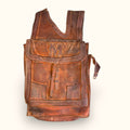 Alforja de cuero marroquí siglo XIX decorativa - Cositas Antiguas – La Guadaña, Anticuarios Online en Jerez , vender antigüedades, muebles antiguos